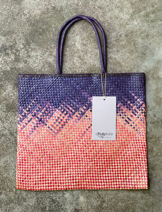 Scarlet Skyline Artisan Bag