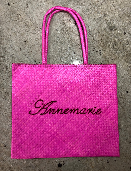 Customized Magenta Pun Bag (Available on Pre - Order basis Only ) Lead time 3 Weeks