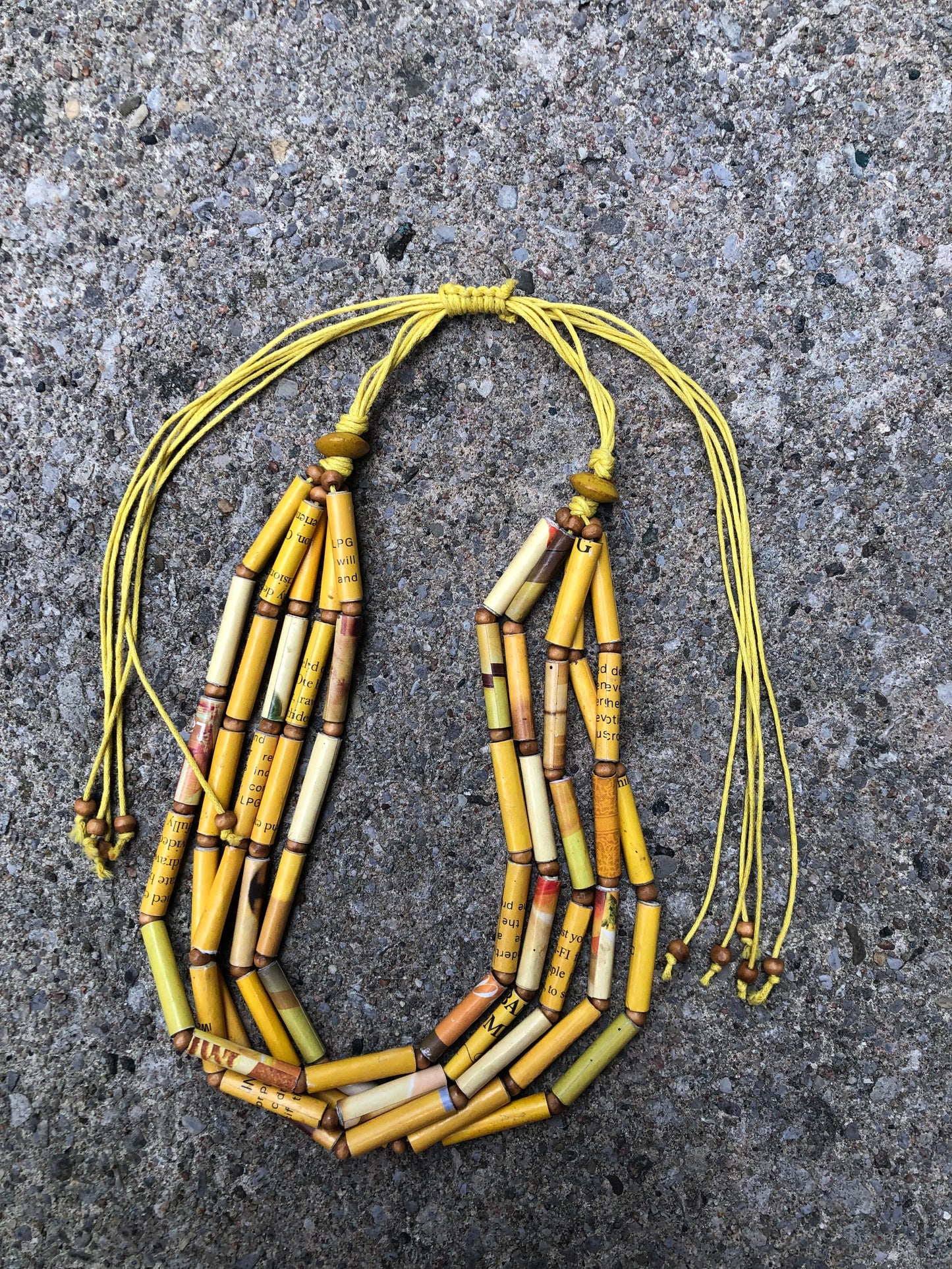 Sri Lankan Sunshine Artisan Necklace